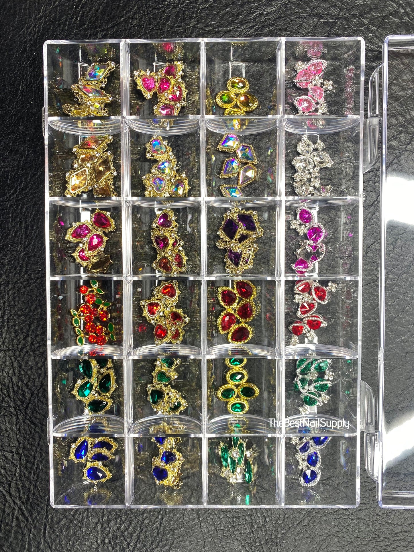 120pcs Mixed Crystal Rhinestones