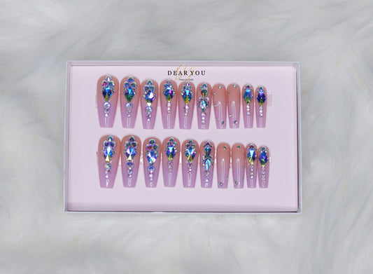 Pink Crystals 20pcs (Coffin)