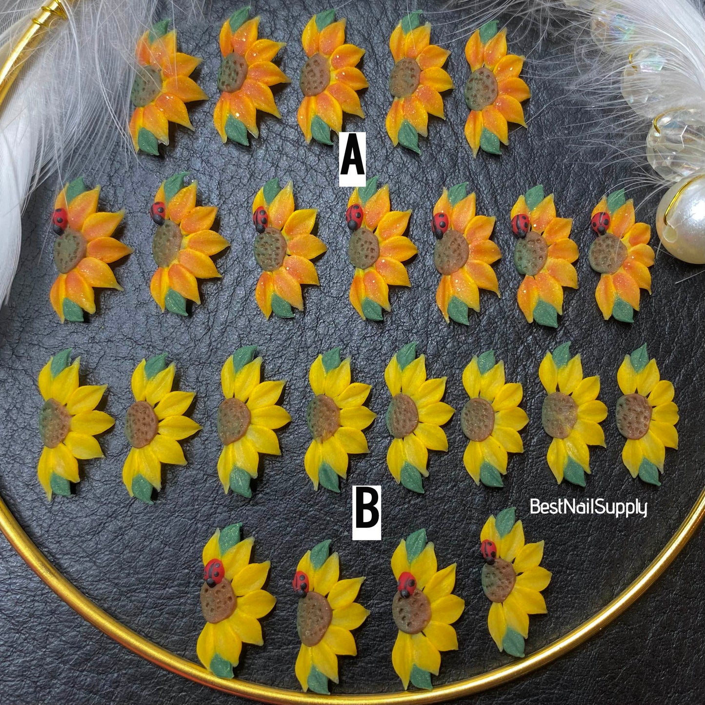 Sunflower 3D Acrylic Flowers 2 Colors