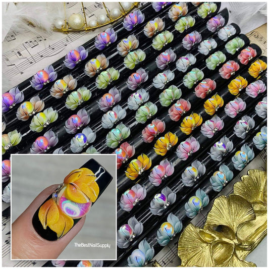 3D Acrylic Flowers 11 Colors (Style 64)