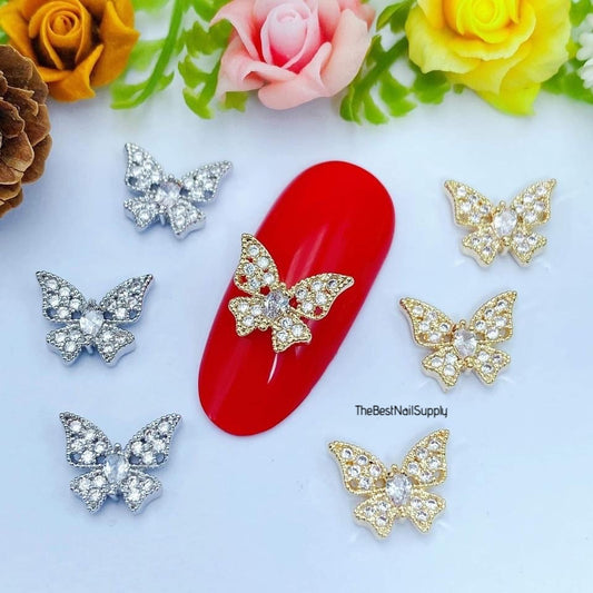 Zircon Butterfly (Gold or White)