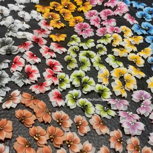 3D Acrylic Flowers 11 Colors (Style 30)