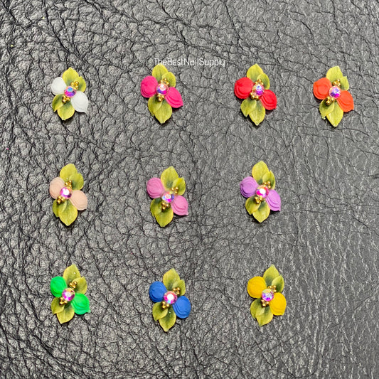 3D Acrylic Flowers 10 Colors (Style 41)