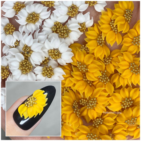 Sunflower 3D Acrylic Flowers 2 Colors (Style 18)