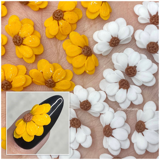 Sunflower 3D Acrylic Flowers 2 Colors (Style 17)