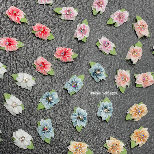 3D Acrylic Flowers 6 Colors (Style 46)