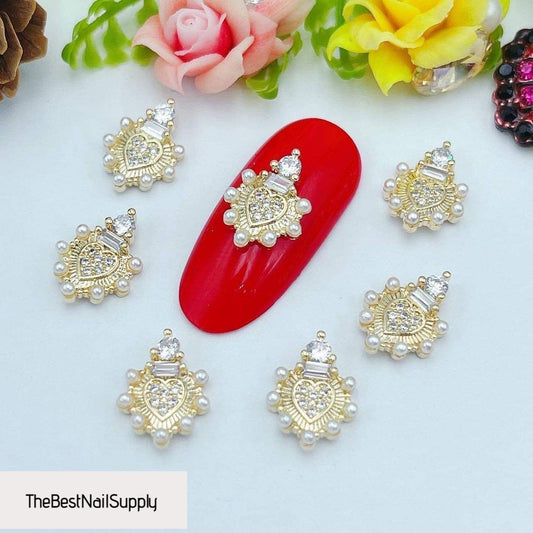 2pcs/4pcs Luxury Nail Charm