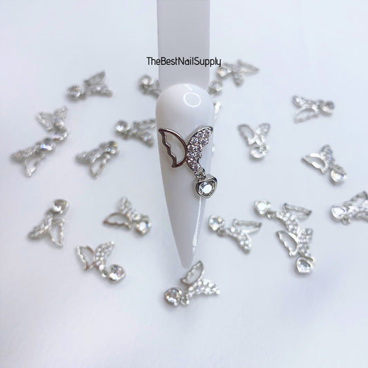 Dangling Butterfly (Silver)